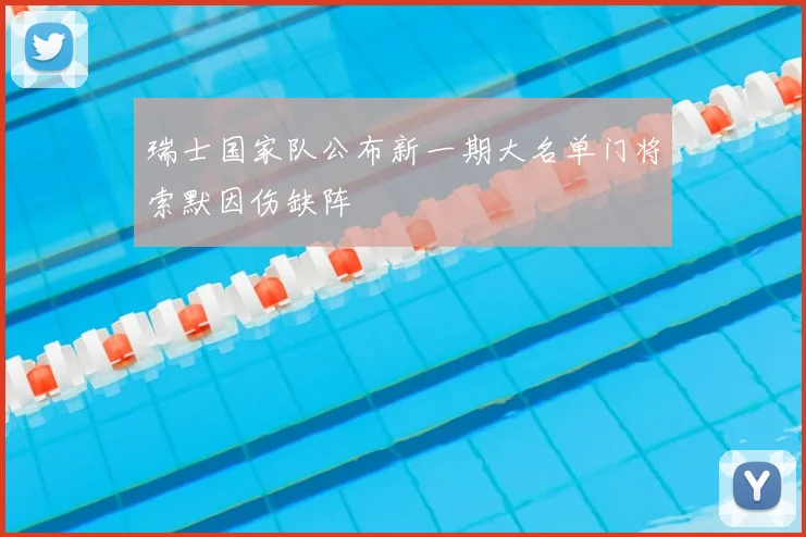 瑞士国家队公布新一期大名单门将索默因伤缺阵